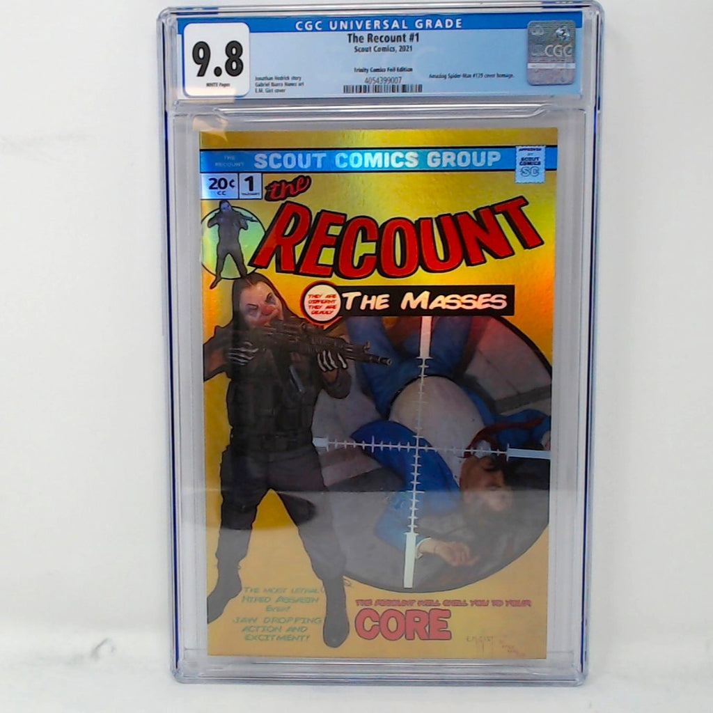 CGC Graded - Recount #1 - Foil - Amazing Spiderman Homage - 9.8