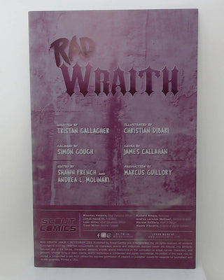 Rad Wraith - Double Feature #1 - Inside Front Cover - Magenta - Comic Printer Plate - PRESSWORKS