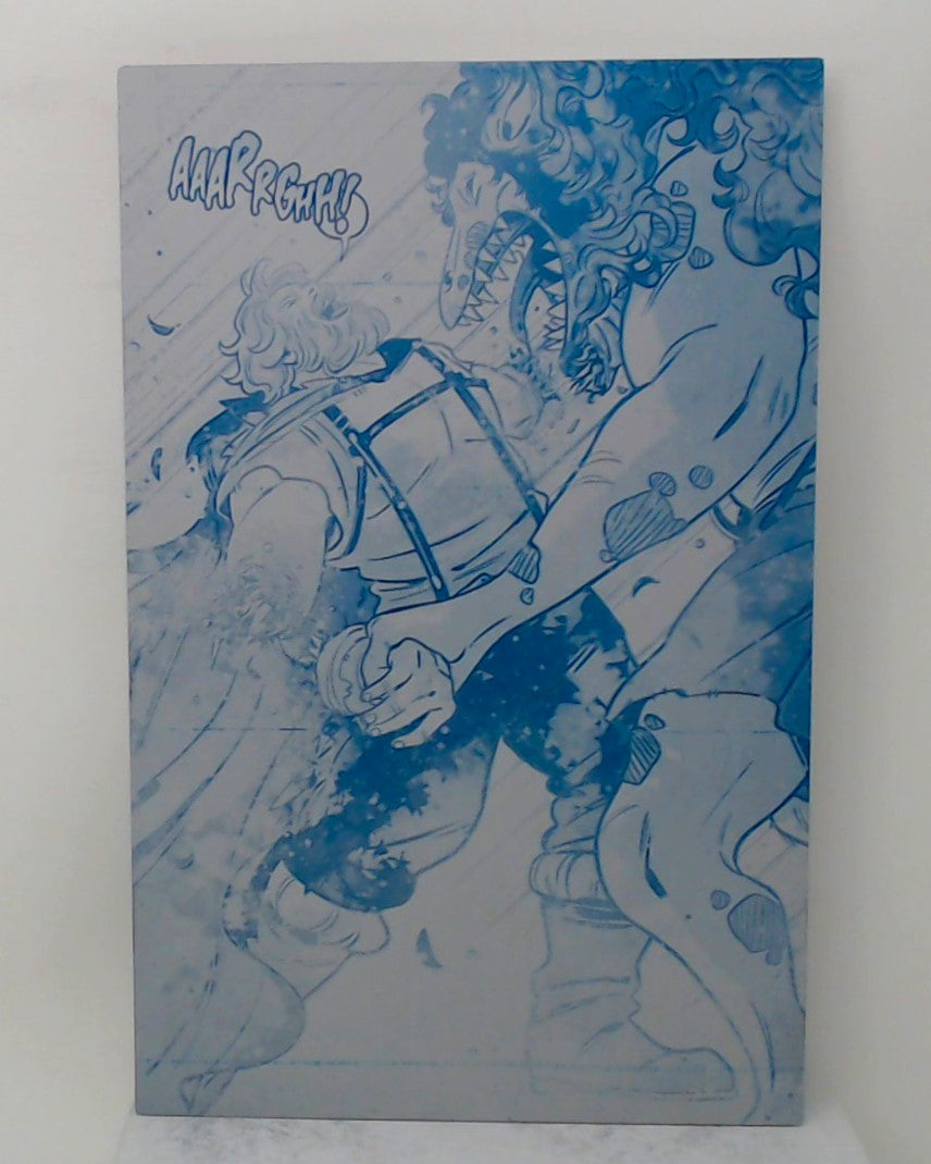 Snow White Zombie Apocalypse #5 - Page 21 - Cyan - Comic Printer Plate - PRESSWORKS