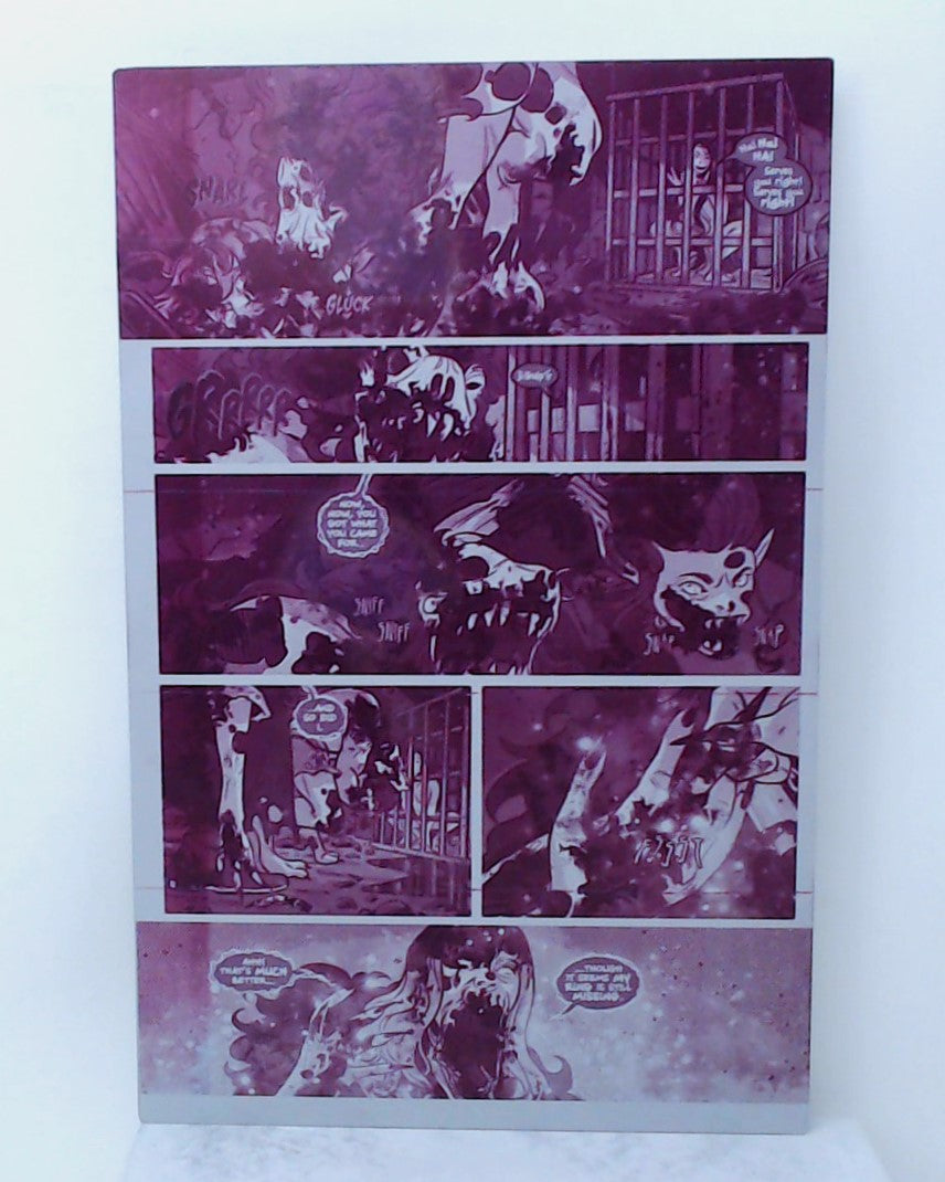 Snow White Zombie Apocalypse #5 - Page 23 - Magenta - Comic Printer Plate - PRESSWORKS
