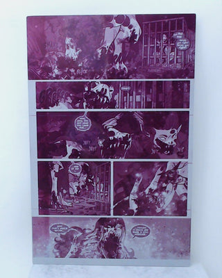 Snow White Zombie Apocalypse #5 - Page 23 - Magenta - Comic Printer Plate - PRESSWORKS