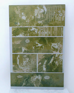 Snow White Zombie Apocalypse #5 - Page 23 - Yellow - Comic Printer Plate - PRESSWORKS