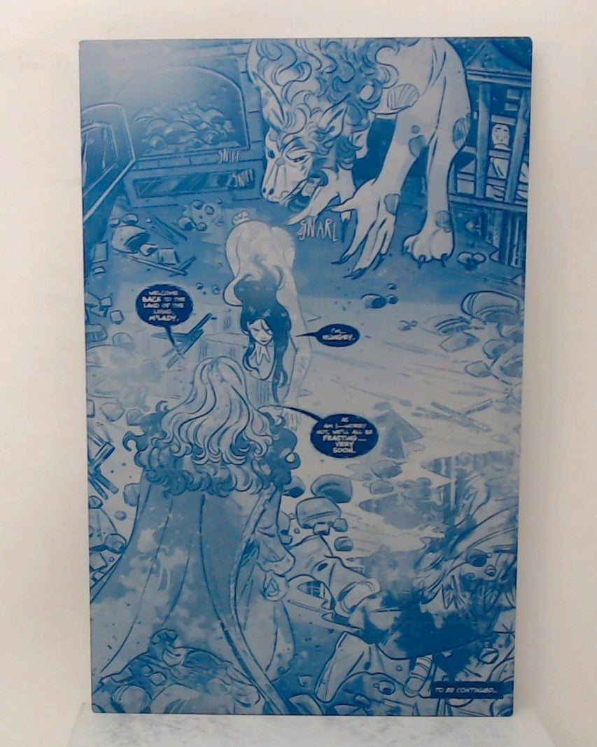 Snow White Zombie Apocalypse #5 - Page 25 - Cyan - Comic Printer Plate - PRESSWORKS