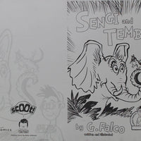 Sengi and Tembo #1 - Comic Tom - Cover - Black - Comic Printer Plate - PRESSWORKS - Darick Robertson