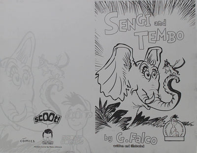 Sengi and Tembo #1 - Comic Tom - Cover - Black - Comic Printer Plate - PRESSWORKS - Darick Robertson