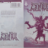 Snow White Zombie Apocalypse #1 - 1:10 Retailer Incentive - Cover - Magenta - Comic Printer Plate - PRESSWORKS - Hyeondo Park