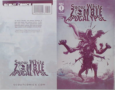 Snow White Zombie Apocalypse #1 - 1:10 Retailer Incentive - Cover - Magenta - Comic Printer Plate - PRESSWORKS - Hyeondo Park