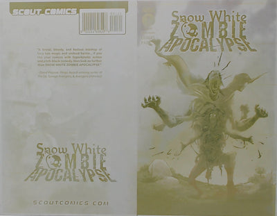 Snow White Zombie Apocalypse #1 - 1:10 Retailer Incentive - Cover - Yellow - Comic Printer Plate - PRESSWORKS - Hyeondo Park