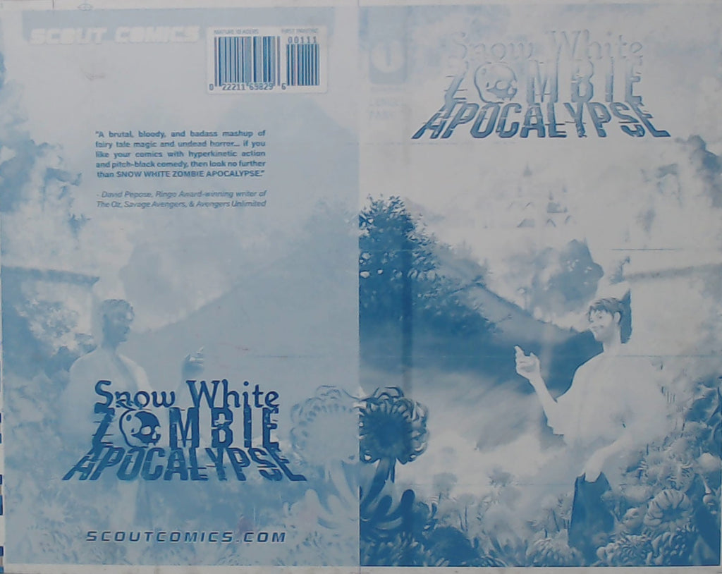 Snow White Zombie Apocalypse #1 -  Cover - Cyan - Comic Printer Plate - PRESSWORKS - Hyeondo Park