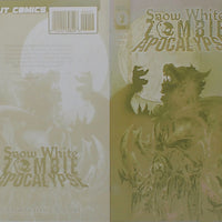 Snow White Zombie Apocalypse #2 -  Cover - Yellow - Comic Printer Plate - PRESSWORKS