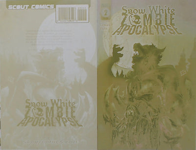 Snow White Zombie Apocalypse #2 -  Cover - Yellow - Comic Printer Plate - PRESSWORKS