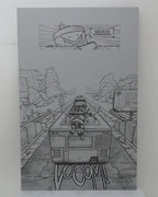 Traveler's Guide to Flogoria #3 - Page 26 - Black - Comic Printer Plate - PRESSWORKS - Sam Moore