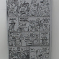 Traveler's Guide to Flogoria #4 - Page 12 - Black - Comic Printer Plate - PRESSWORKS - Sam Moore