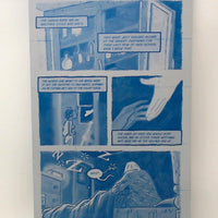 The Quarry #1 - Page 33 - Cyan - Comic Printer Plate - PRESSWORKS