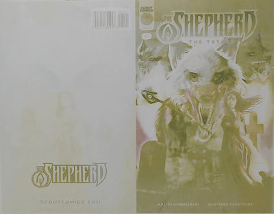 Shepherd: The Tether #1 -  1:10 Retailer Incentive - Cover - Yellow  - SIGNED - Comic Printer Plate - PRESSWORKS - Jaime Martinez