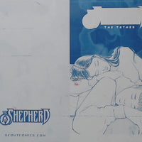 Shepherd: The Tether #1 - Webstore Exclusive - Cover - Cyan  - SIGNED - Comic Printer Plate - PRESSWORKS