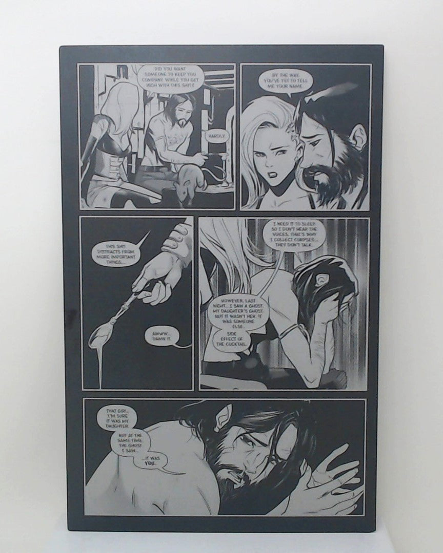 Tales of Vulcania #4 - Page 12 - Black - Comic Printer Plate - PRESSWORKS