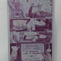 Traveler's Guide to Flogoria #2 - Page 22 - Magenta - Comic Printer Plate - PRESSWORKS - Sam Moore