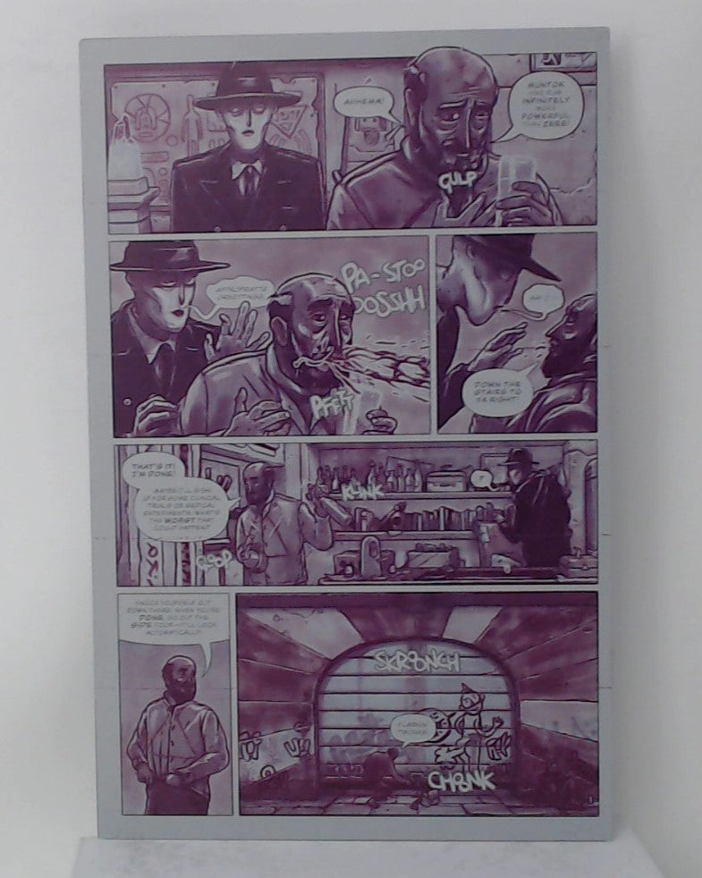 Traveler's Guide to Flogoria #6 - Page 21 - Magenta - Comic Printer Plate - PRESSWORKS - Sam Moore