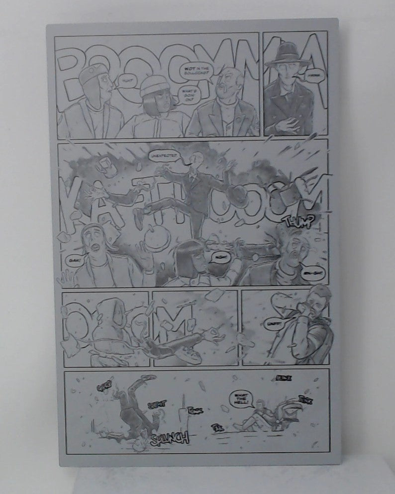 Traveler's Guide to Flogoria #6 - Page 24 - Black - Comic Printer Plate - PRESSWORKS - Sam Moore
