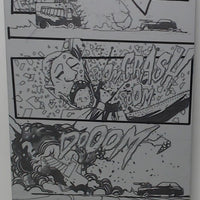 Blood Run #1 - Page 10 - Black - Comic Printer Plate - PRESSWORKS - Stephen Cardoselli
