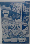 Blood Run #1 - Page 16 - Cyan - Comic Printer Plate - PRESSWORKS - Stephen Cardoselli