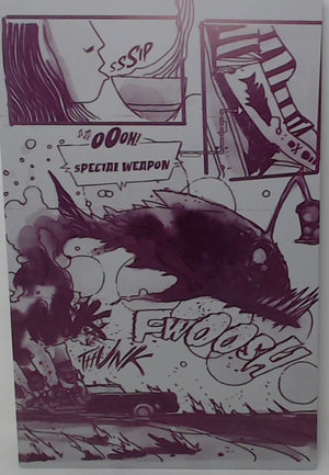 Blood Run #1 - Page 23 - Magenta - Comic Printer Plate - PRESSWORKS - Stephen Cardoselli