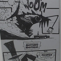 Blood Run #1 - Page 27 - Black - Comic Printer Plate - PRESSWORKS - Stephen Cardoselli