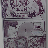 Blood Run #1 - Page 31 - Warhol - Cyan - Magenta - Yellow - Black - Comic Printer Plates - PRESSWORKS - Stephen Cardoselli