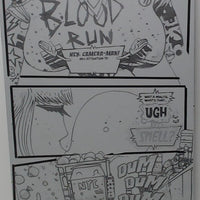 Blood Run #1 - Page 31 - Warhol - Cyan - Magenta - Yellow - Black - Comic Printer Plates - PRESSWORKS - Stephen Cardoselli