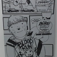Blood Run #1 - Page 43 - Black - Comic Printer Plate - PRESSWORKS - Stephen Cardoselli