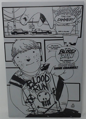 Blood Run #1 - Page 43 - Black - Comic Printer Plate - PRESSWORKS - Stephen Cardoselli