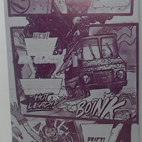 Blood Run #1 - Page 6 - Magenta - Comic Printer Plate - PRESSWORKS - Stephen Cardoselli