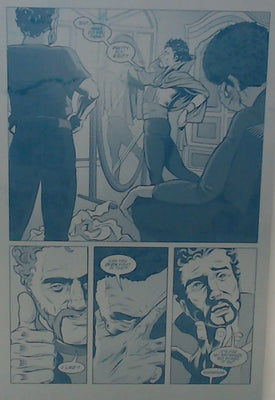 Count Dante #3 - Page 11 - Cyan - Comic Printer Plate - PRESSWORKS