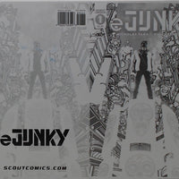 eJUNKY #1 - Cover - Black - Comic Printer Plate - PRESSWORKS - Darick Robertson