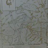 Fung Gi #1 - Inside Front Cover - Yellow - Comic Printer Plate - PRESSWORKS - JM Ringuet