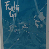 Fung Gi #1 - Page 33 - Cyan - Comic Printer Plate - PRESSWORKS - JM Ringuet