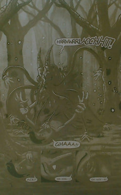 Mare Hollow: The Shoemaker #1  - Page 14 - Yellow - Comic Printer Plate - PRESSWORKS