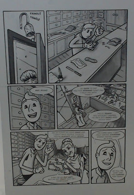 Mare Hollow: The Shoemaker #1  - Page 18 - Black - Comic Printer Plate - PRESSWORKS