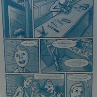 Mare Hollow: The Shoemaker #1  - Page 18 - Cyan - Comic Printer Plate - PRESSWORKS