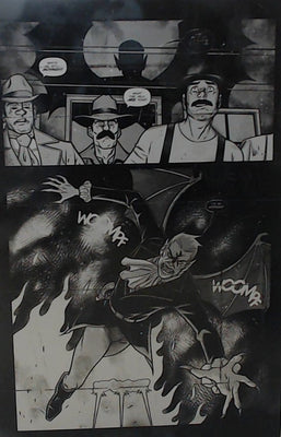 Midnight Western Theatre #1 - Second Print - Page 14 - Black - Comic Printer Plate - PRESSWORKS