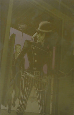 Midnight Western Theatre #1 - Second Print - Page 7 - Yellow - Comic Printer Plate - PRESSWORKS