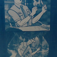 Ranger Stranger Trade Paperback - Page 182 - Cyan - Comic Printer Plate - PRESSWORKS - Tyler Jensen