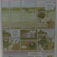 Traveler's Guide to Flogoria #1 - Page 31 - Yellow - Comic Printer Plate - PRESSWORKS - Sam Moore