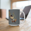 The Shepherd (Chibi Shepherd Design) - Grey Coffee Mug 15oz