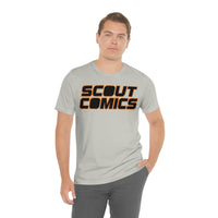 Scout Comics - Black Logo - Unisex Jersey Short Sleeve Tee