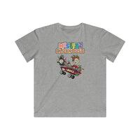 Misfitz Clubhouse - Logo/ Skate Board Design - Kids Fine Jersey Tee