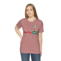 Road Trip To Hell - Angel Logo Design - Unisex Jersey Short Sleeve Tee