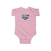 Action Tank -   Blue Logo Design -Infant Fine Jersey Bodysuit