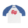 Long Live Pro Wrestling -  Logo Design - Unisex 3\4 Sleeve Baseball Tee